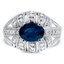 Art Deco Sapphire Cocktail Ring