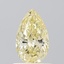 0.72 Ct. Fancy Yellow Pear Lab Grown Diamond