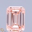 3.04 Ct. Fancy Intense Pink Emerald Lab Grown Diamond