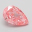 1.69 Ct. Fancy Vivid Pink Pear Lab Grown Diamond