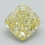 1.57 Ct. Fancy Intense Yellow Cushion Lab Grown Diamond