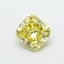 1.05 Ct. Fancy Yellow Cushion Lab Grown Diamond