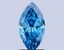 1.49 Ct. Fancy Vivid Blue Marquise Lab Grown Diamond