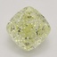 1.04 Ct. Fancy Light Yellow Cushion Diamond