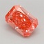 1.04 Ct. Fancy Vivid Pink Radiant Lab Grown Diamond