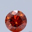 1.89 Ct. Fancy Deep Orange Round Lab Grown Diamond
