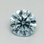 0.71 Ct. Fancy Vivid Blue Round Lab Grown Diamond