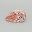 0.31 Ct. Fancy Vivid Pink Pear Lab Grown Diamond