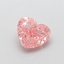 1.05 Ct. Fancy Intense  Pink Heart Lab Grown Diamond