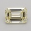 0.53 Ct. Fancy Yellow Emerald Lab Grown Diamond