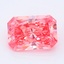 1.08 Ct. Fancy Vivid Pink Radiant Lab Grown Diamond