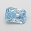 4.09 Ct. Fancy Vivid Blue Radiant Lab Grown Diamond