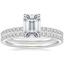 Platinum Luxe Ballad Perfect Fit Diamond Bridal Set