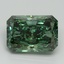 2.63 Ct. Fancy Vivid Pacific Green Radiant Lab Grown Diamond