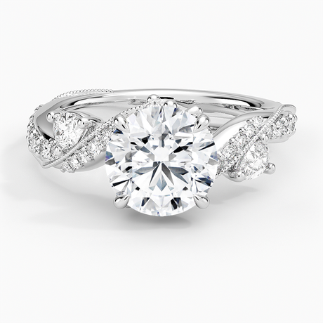 Platinum Grand Camellia Diamond Ring