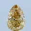 1.11 Ct. Fancy Intense Brownish Yellow Pear Lab Grown Diamond