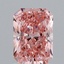 1.71 Ct. Fancy Vivid Pink Radiant Lab Grown Diamond