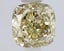 1.06 Ct. Fancy Light Yellowish Brown Cushion Lab Grown Diamond