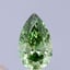 5.55 Ct. Fancy Vivid Green Pear Lab Grown Diamond