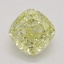 0.90 Ct. Fancy Yellow Cushion Diamond