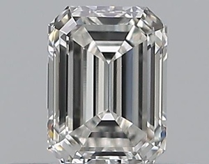 Emerald diamond — real photo