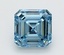 2.06 Ct. Fancy Vivid  Blue Asscher Lab Grown Diamond