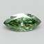 1.00 Ct. Fancy Vivid Green Marquise Lab Grown Diamond