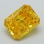 2.18 Ct. Fancy Vivid Yellow Radiant Lab Grown Diamond