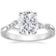 18K White Gold Chamise Diamond Ring (1/15 ct. tw.), smalltop view