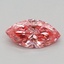 0.35 Ct. Fancy Vivid Pink Marquise Lab Grown Diamond