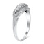 The Atira Ring, smalltop view on a hand