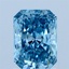1.5 Ct. Fancy Vivid Blue Radiant Lab Grown Diamond