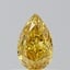 0.62 Ct. Fancy Deep Orangy Yellow Pear Diamond