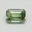 1.03 Ct. Fancy Vivid Pacific Green Emerald Lab Grown Diamond