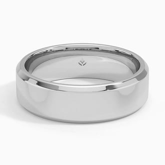 Tiburon 6.5mm Wedding Ring in Platinum