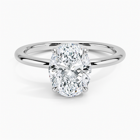 18K White Gold Fairmined 1.5mm Comfort Fit Ring