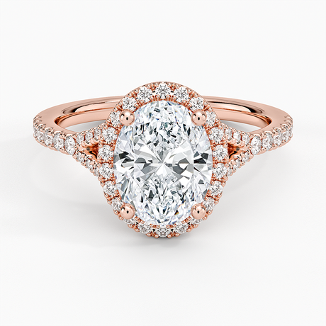 14K Rose Gold Joy Half Coverage Diamond Ring