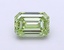 1.11 Ct. Fancy Vivid Green Emerald Lab Grown Diamond
