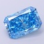 1.91 Ct. Fancy Vivid  Blue Radiant Lab Grown Diamond