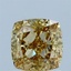 1.56 Ct. Fancy Yellow Cushion Lab Grown Diamond