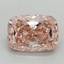 3.18 Ct. Fancy Intense Pink Cushion Lab Grown Diamond