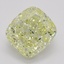 1.27 Ct. Fancy Yellow Cushion Diamond