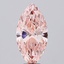 7.50 Ct. Fancy Intense Orangy Pink Marquise Lab Grown Diamond