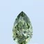 0.41 Ct. Fancy Vivid Green Pear Lab Grown Diamond