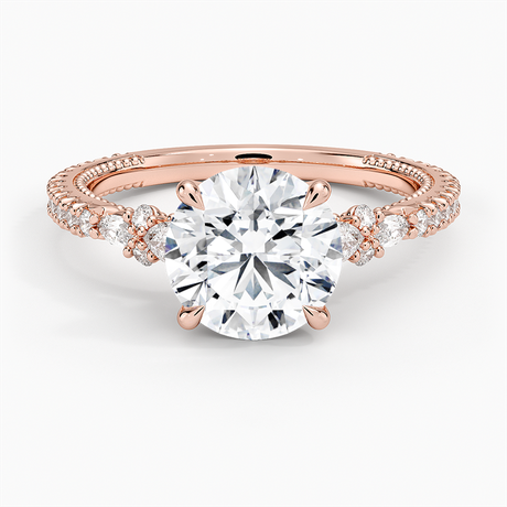 Floral Cluster Diamond Ring