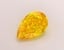 1.06 Ct. Fancy Vivid Orangy Yellow Pear Lab Grown Diamond
