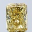 2.08 Ct. Fancy Vivid Yellow Radiant Lab Grown Diamond