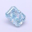 1.08 Ct. Fancy Vivid Bluish Green Radiant Lab Grown Diamond
