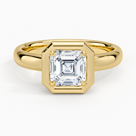 Andrea Bezel Prong Ring