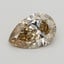 0.47 Ct. Very Light  Brown Pear Lab Grown Diamond